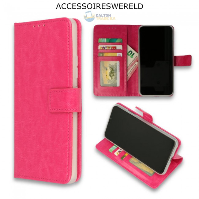 uitlaat Voorlopige Klacht Bookcase Roze - Samsung Galaxy S7 Edge - Portemonnee hoesje |  Telefoonwereld.nl