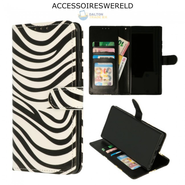 Decoratie Vergelijkbaar Verstikken Bookcase Zebra - Samsung Galaxy S10 - Portemonnee hoesje | Telefoonwereld.nl